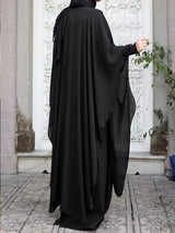 Muslim Dresses Robe Abaya Long Sleeve Dress Maxi Dresses - Tophatter Daily Deals