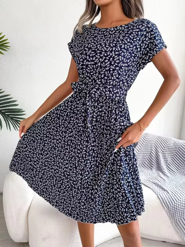 Mini Dress For Women Summer Print Holiday Beach Mini Dresses - Tophatter Daily Deals