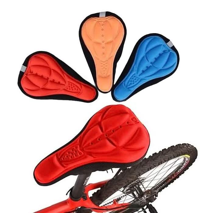 Comfort 3D Saddle Cushion Bicycle Seat Cover Outdoor Recreation - Tophatter Daily Deals