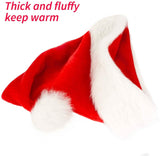 Comfort Christmas Hats Extra Thick Classic Fur Seasonal Decor - Tophatter Daily Deals
