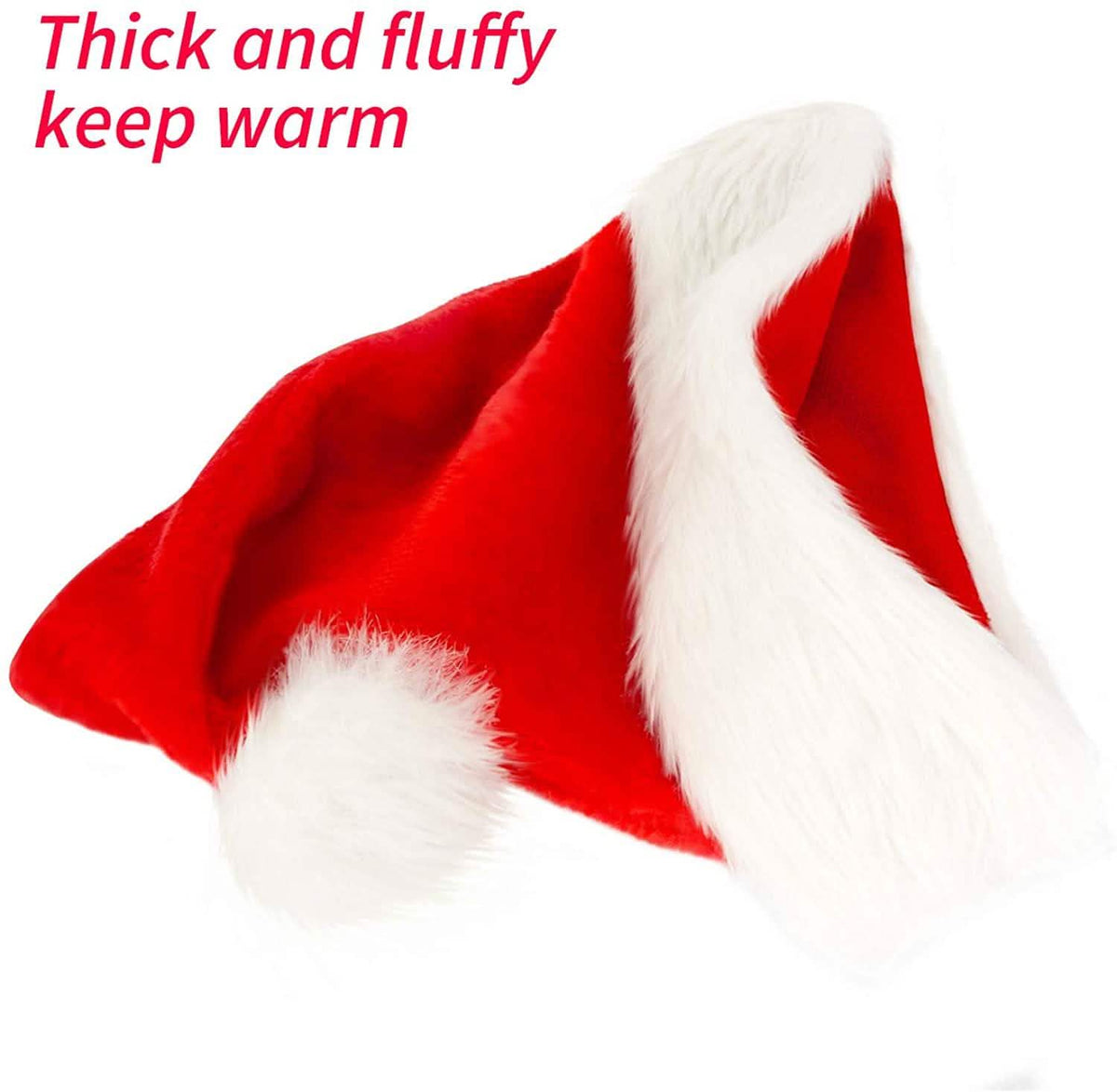Comfort Christmas Hats Extra Thick Classic Fur Seasonal Decor - Tophatter Daily Deals
