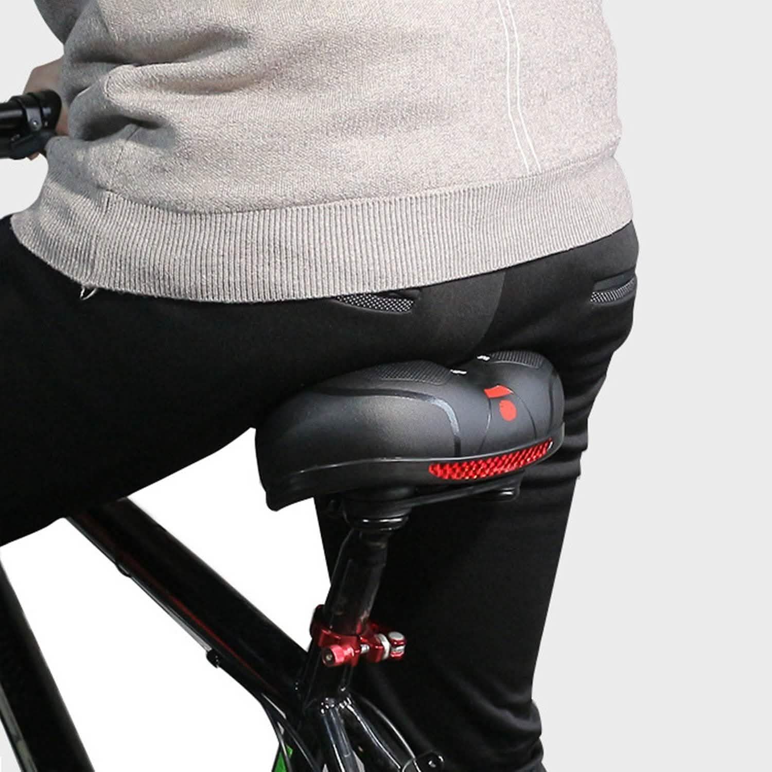 Comfortable Bike Seat Water Resistant MTB Bicycle Padded Saddle Outdoor Recreation - Tophatter Daily Deals