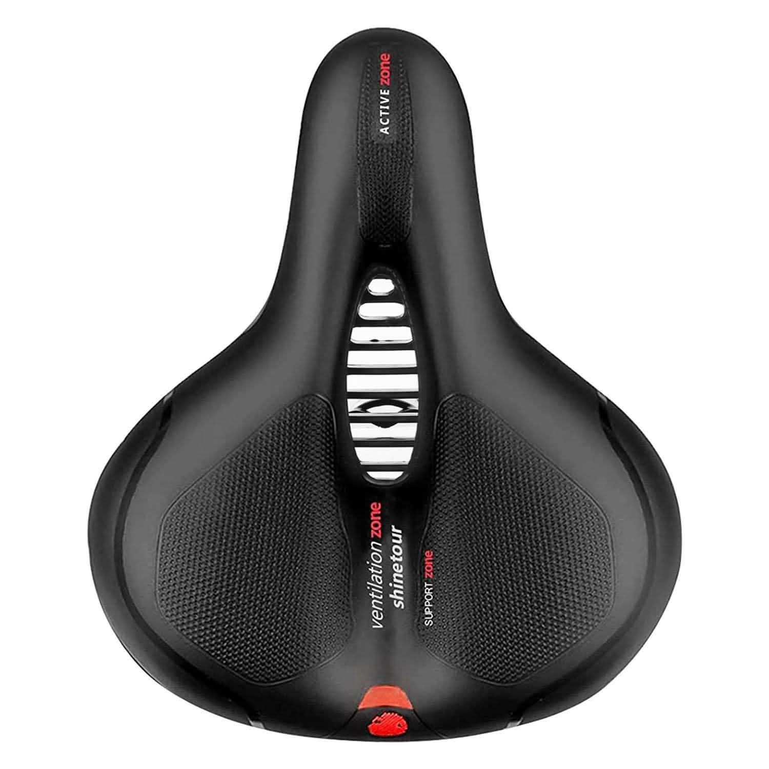 Comfortable Bike Seat Water Resistant MTB Bicycle Padded Saddle Outdoor Recreation - Tophatter Daily Deals