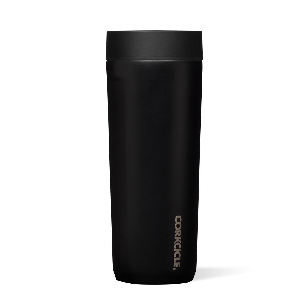 Commuter Cup by CORKCICLE. Matte Black 17oz Commuter Cup - Tophatter Daily Deals