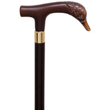 Fritz Duck Imitation Wood Handle Cane Italian Handle w/ Custom Shaft & Collar Bird Walking Canes - Tophatter Daily Deals
