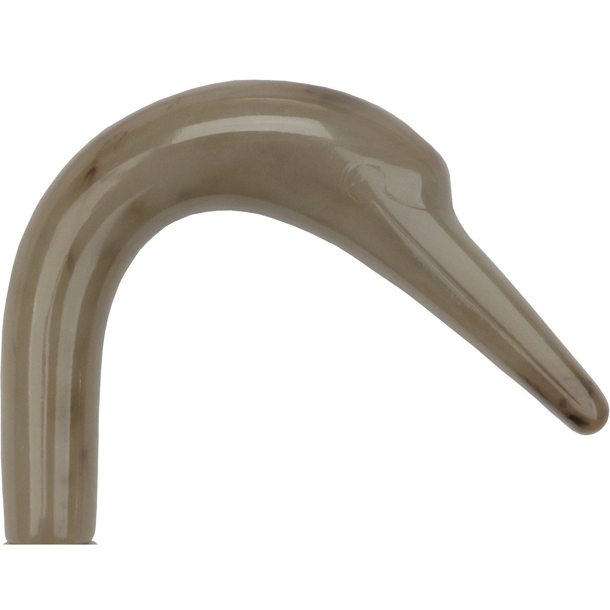 Rich and Smooth Tourist Swan Imitation Horn Handle Cane -Italian Handle w/Custom Handle and Collar Bird Walking Canes - Tophatter Daily Deals