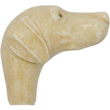 Faux Ivory White Labrador Handle Cane - Italian Handle w/Custom Shaft and Collar - Tophatter Daily Deals