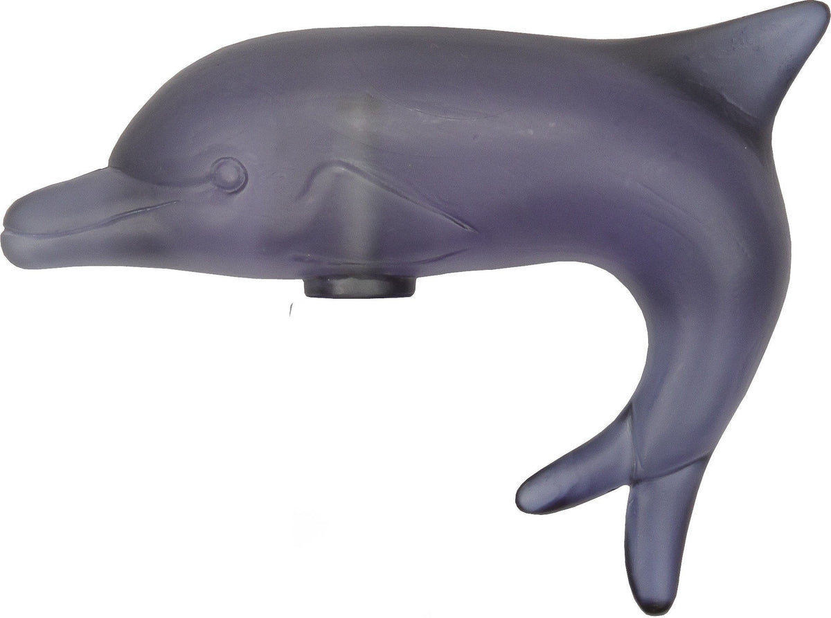 Crystal Blue Dolphin-Italian Handle Cane w/Custom Handle and Collar Fish Walking Canes - Tophatter Daily Deals