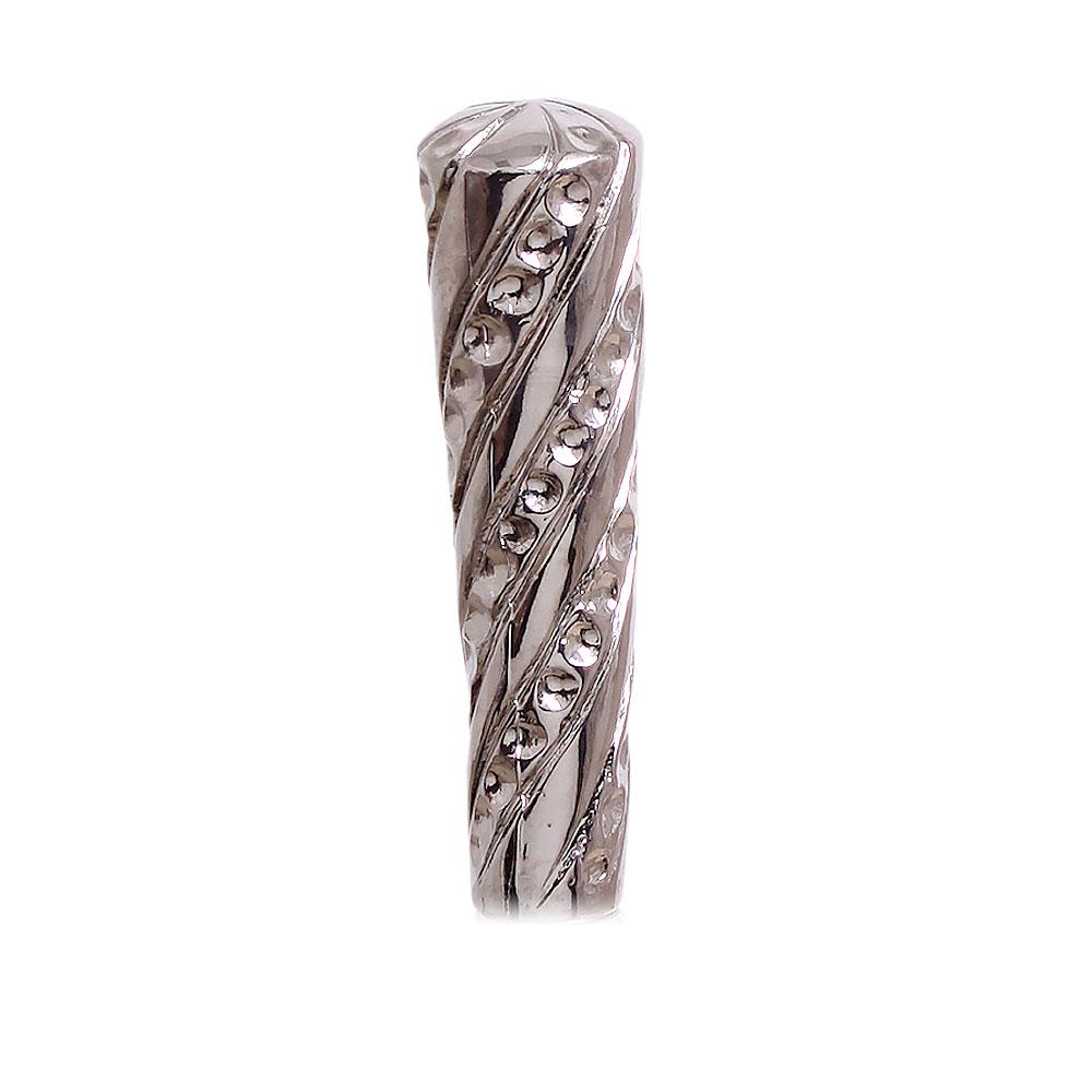 Embossed Elongated Nickel Plated Handle Cane Italian Handle w/ Custom Shaft & Collar Italian Handles - Tophatter Daily Deals