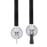 Hammock Chair Cane: Genuine Leather, Adjustable - Spike Tip Sitting Canes - Tophatter Daily Deals