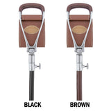 Hammock Chair Cane: Genuine Leather, Adjustable - Spike Tip Sitting Canes - Tophatter Daily Deals