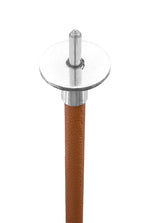 Hammock Chair Cane: Genuine Leather, Adjustable - Spike Tip Sitting Canes - Tophatter Daily Deals