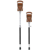 Hammock Chair Cane: Genuine Leather, Adjustable - Spike Tip Sitting Canes - Tophatter Daily Deals