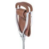 Hammock Chair Cane: Genuine Leather, Adjustable - Spike Tip Sitting Canes - Tophatter Daily Deals
