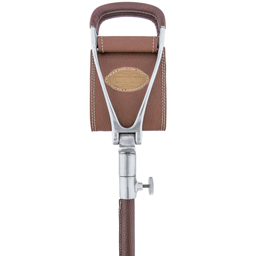 Hammock Chair Cane: Genuine Leather, Adjustable - Spike Tip Sitting Canes - Tophatter Daily Deals