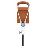 Hammock Chair Cane: Genuine Leather, Adjustable - Spike Tip Sitting Canes - Tophatter Daily Deals