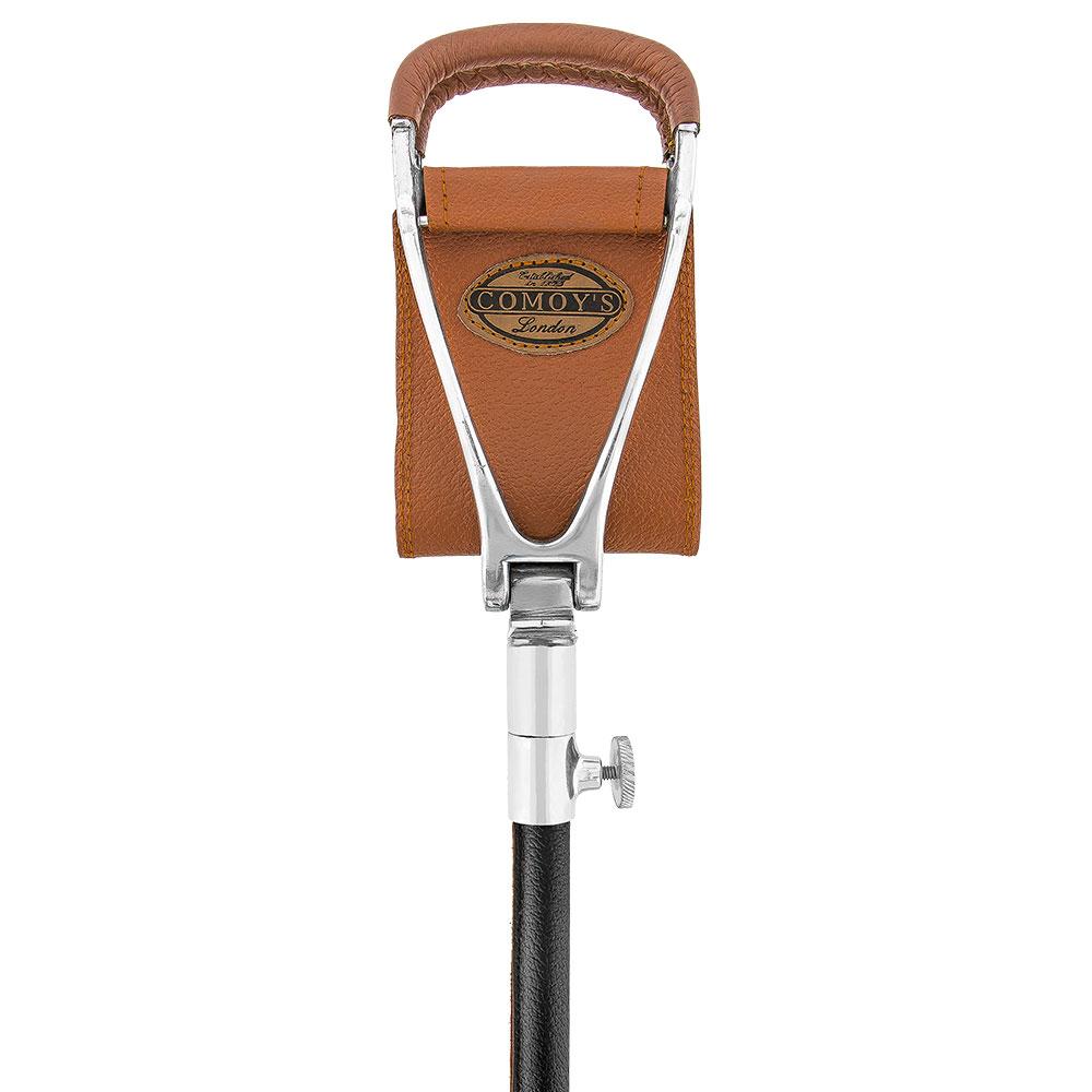 Hammock Chair Cane: Genuine Leather, Adjustable - Spike Tip Sitting Canes - Tophatter Daily Deals