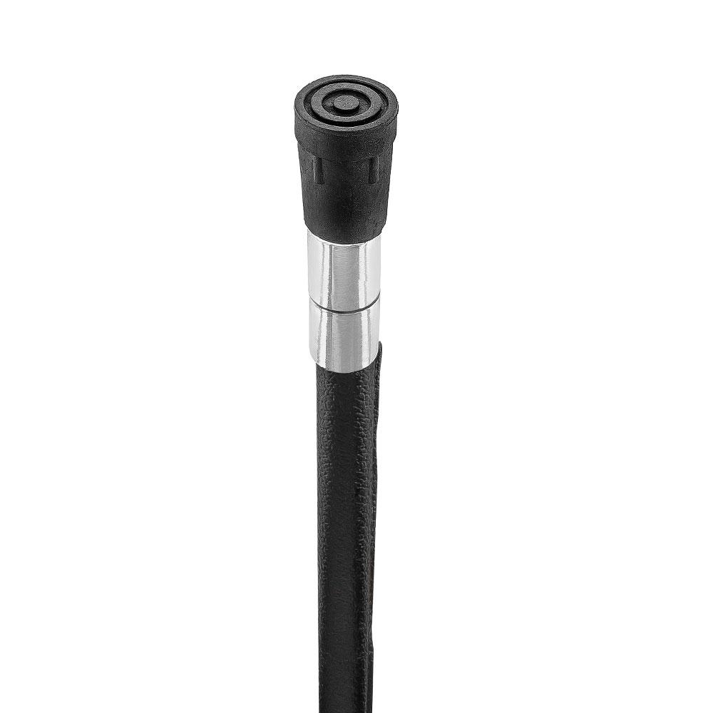 Hammock Chair Cane: Genuine Leather, Adjustable - Spike Tip Sitting Canes - Tophatter Daily Deals