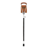 Hammock Chair Cane: Genuine Leather, Adjustable - Spike Tip Sitting Canes - Tophatter Daily Deals