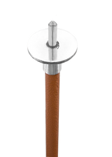 Hammock Chair Cane: Genuine Leather, Adjustable - Spike Tip Sitting Canes - Tophatter Daily Deals