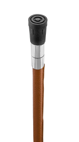 Hammock Chair Cane: Genuine Leather, Adjustable - Spike Tip Sitting Canes - Tophatter Daily Deals