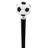Scratch and Dent Soccer Ball Walking Cane with Custom Shaft and Collar V2136 Sports Walking Canes - Tophatter Daily Deals