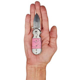 Pink Marble Mini Pocket Knife Money Clip Knives & Knuckles - Tophatter Daily Deals