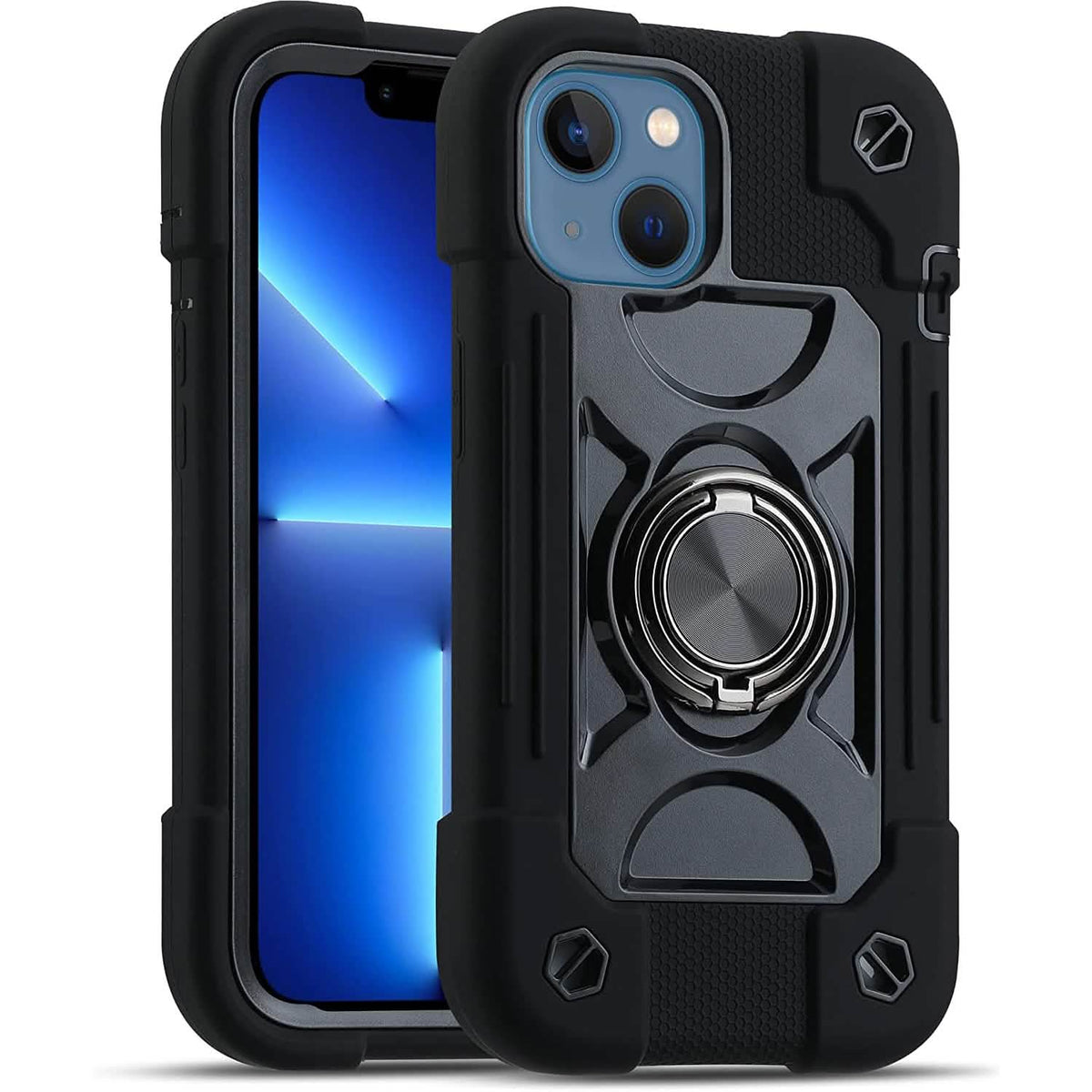 Compatible with iPhone 14 Case - Assorted Styles Black Phone Cases - Tophatter Daily Deals