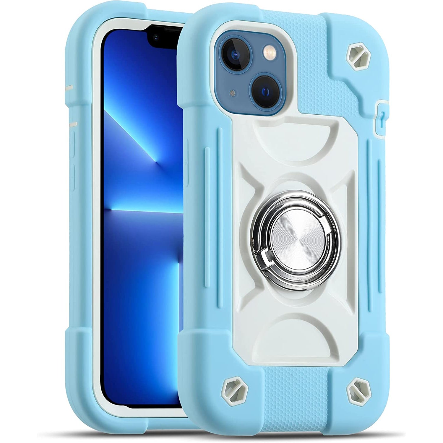 Compatible with iPhone 14 Case - Assorted Styles Ice Blue iPhone Case - Tophatter Daily Deals