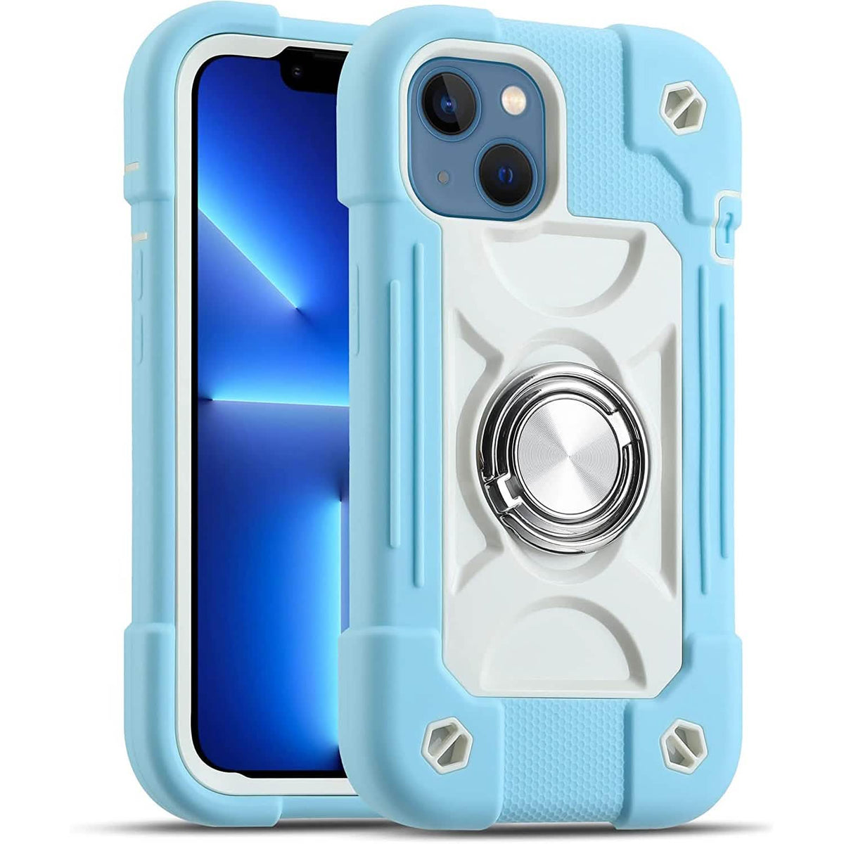 Compatible with iPhone 14 Case - Assorted Styles Ice Blue Phone Cases - Tophatter Daily Deals