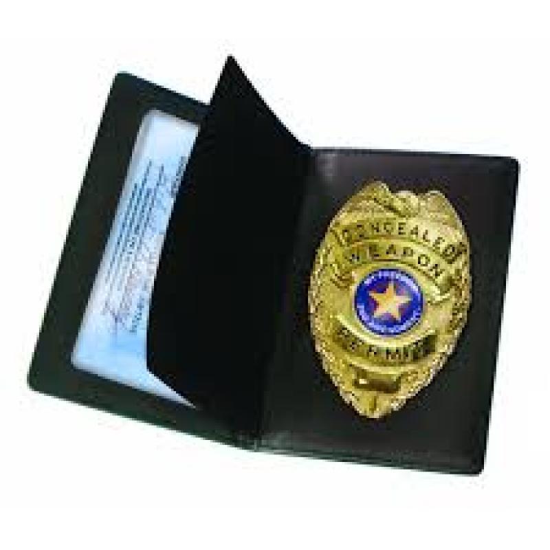 Concealed Carry Badge and Wallet Tactical - Tophatter Daily Deals