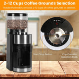 Conical Bur Coffee Bean Electric Grinder with 25 Grind Settings Coffee Makers & Accessories - Tophatter Daily Deals