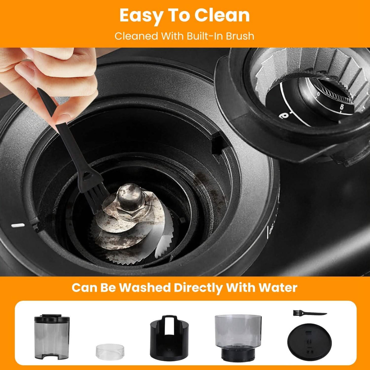 Conical Bur Coffee Bean Electric Grinder with 25 Grind Settings Coffee Makers & Accessories - Tophatter Daily Deals