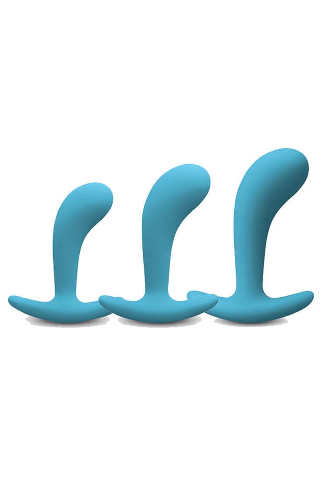 NS Novelties - Firefly - Contour Butt Plug - Blue - Assorted Sizes Sex Toy - Tophatter Daily Deals