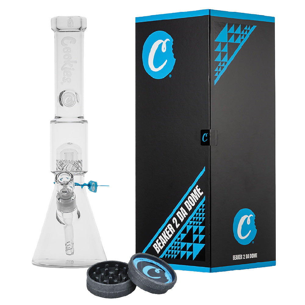Cookies 2 Da Dome Beaker Bong & Grinder Set Bongs - Tophatter Daily Deals
