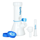 Cookies Mighty Mini Beaker Bong & Grinder Set White Bongs - Tophatter Daily Deals