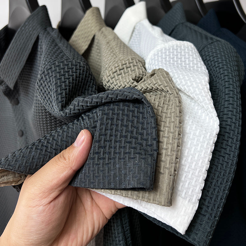Cool and Breathable Polo Shirt Men T-Shirts - Tophatter Daily Deals