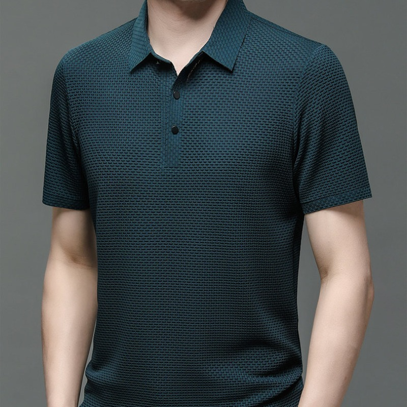 Cool and Breathable Polo Shirt Men T-Shirts - Tophatter Daily Deals