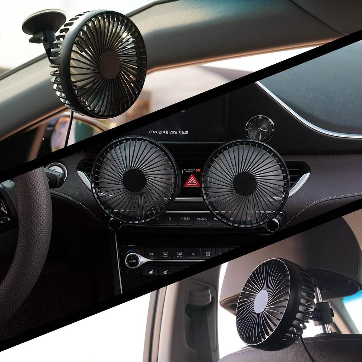 Cooling Car Fan USB Plug for Car/Vehicle Automotive - Tophatter Daily Deals