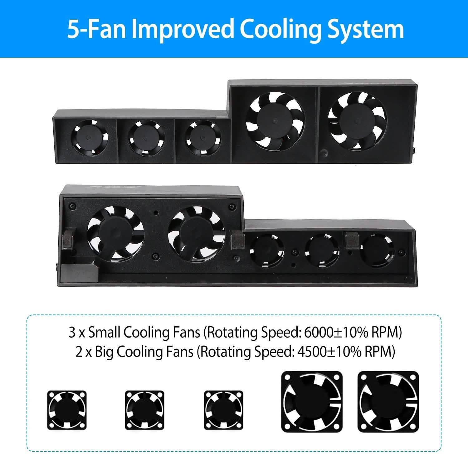 Cooling Fan Fit For PS4 Gaming Console Video Games & Consoles - Tophatter Daily Deals