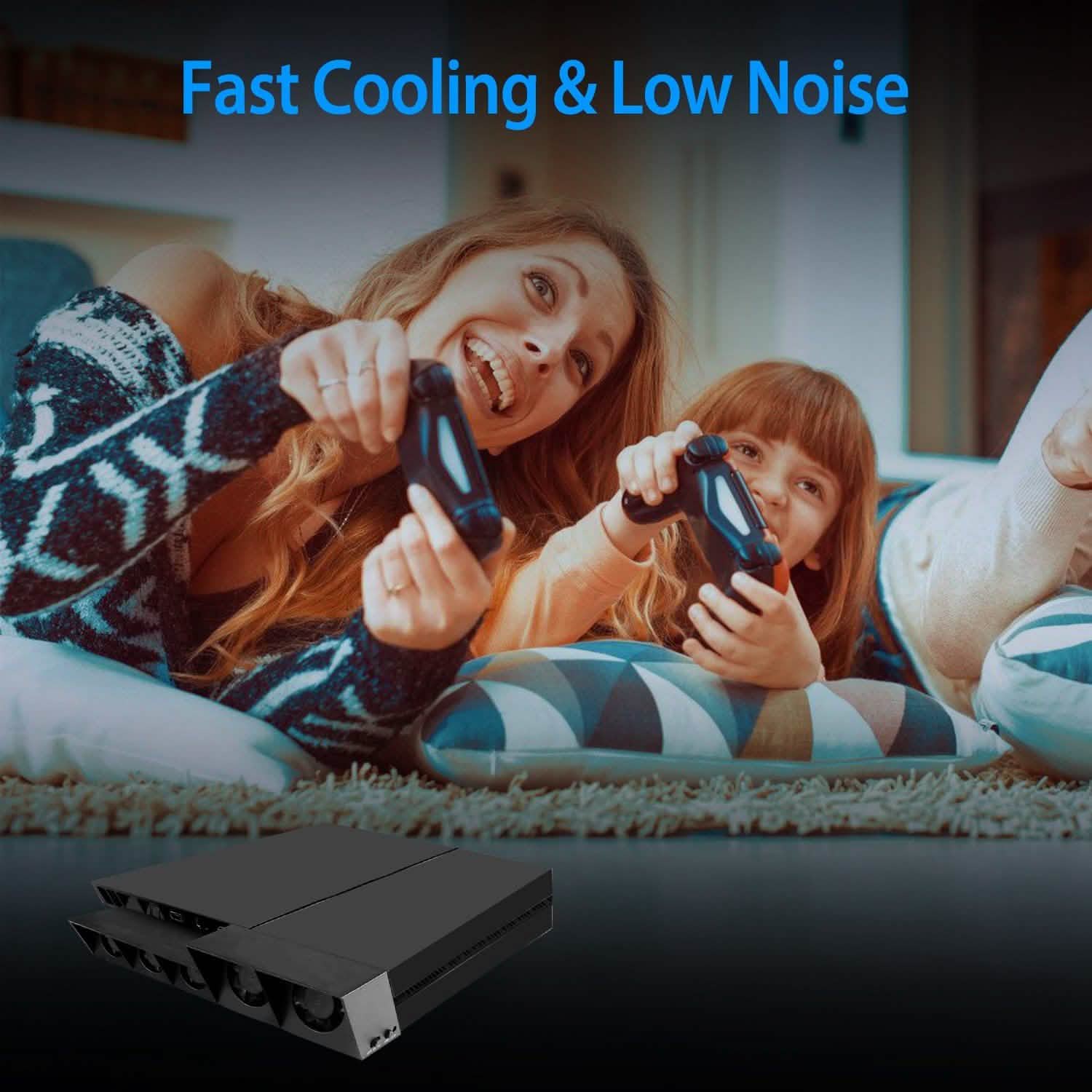 Cooling Fan Fit For PS4 Gaming Console Video Games & Consoles - Tophatter Daily Deals