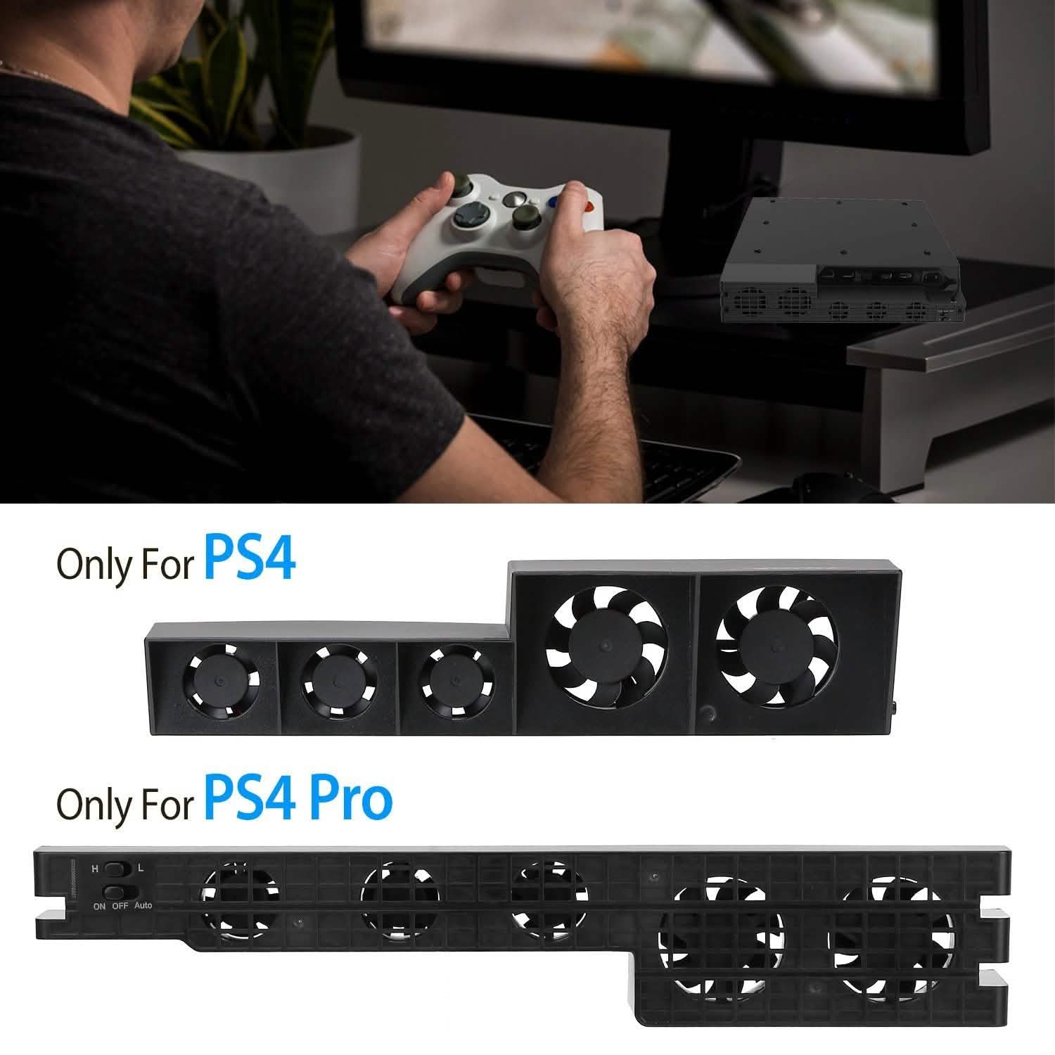 Cooling Fan Fit For PS4 Gaming Console Video Games & Consoles - Tophatter Daily Deals
