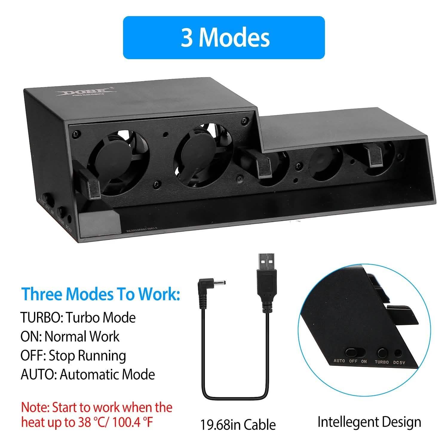 Cooling Fan Fit For PS4 Gaming Console Video Games & Consoles - Tophatter Daily Deals