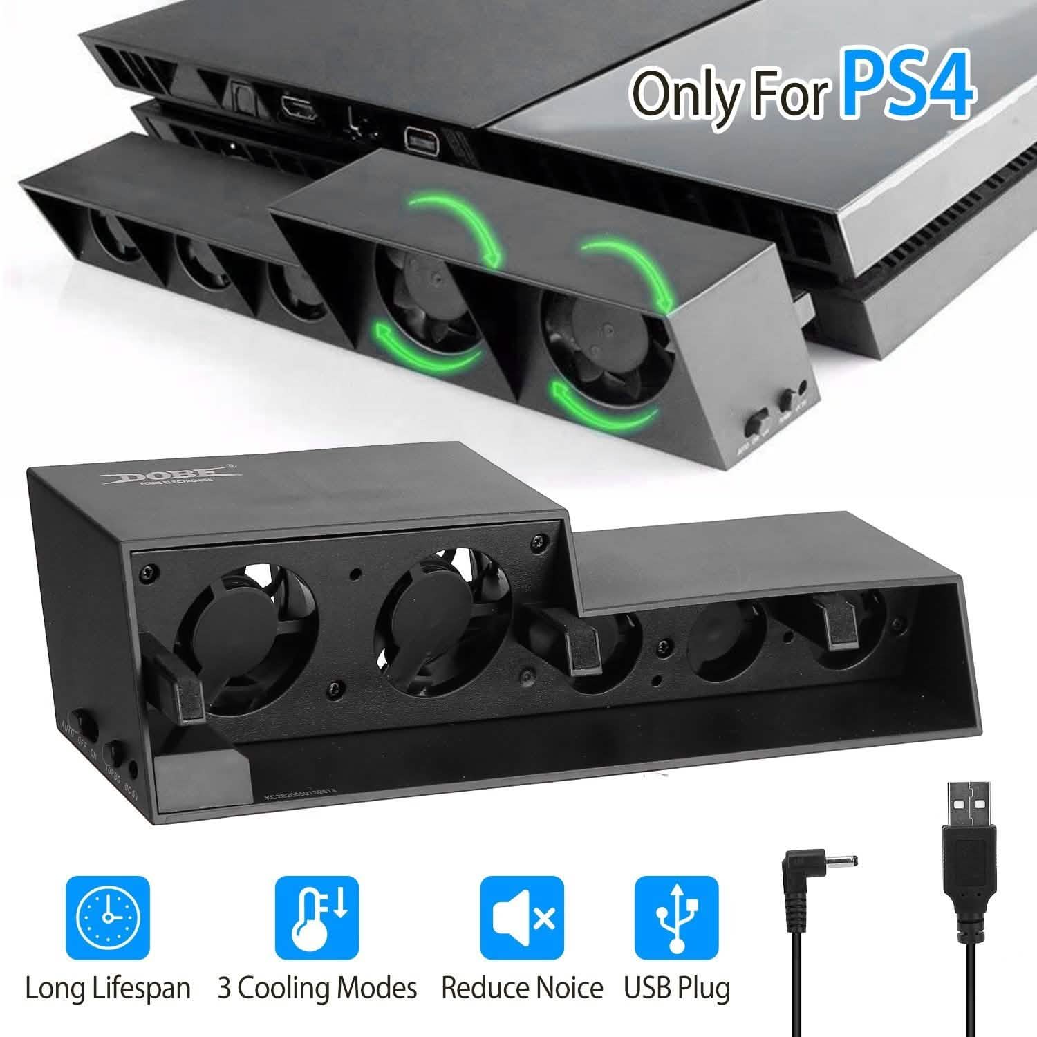 Cooling Fan Fit For PS4 Gaming Console Video Games & Consoles - Tophatter Daily Deals