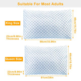 Cooling Memory Foam Pillow Ventilated with Cooling Gel Infused Memory Foam Bedding - Tophatter Daily Deals
