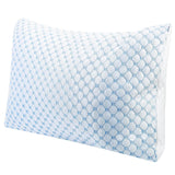Cooling Memory Foam Pillow Ventilated with Cooling Gel Infused Memory Foam 1-Pack Bedding - Tophatter Daily Deals