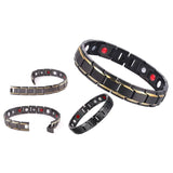Copper Alloy Magnetic Healthy Care Stone Therapeutic Energy Healing Bracelet Bracelets - Tophatter Daily Deals
