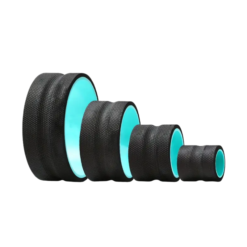 Back Stretching Yoga Wheel 4-Piece Set Sports & Fitness > Exercise, Gym & Fitness > Yoga & Pilates - Tophatter Daily Deals