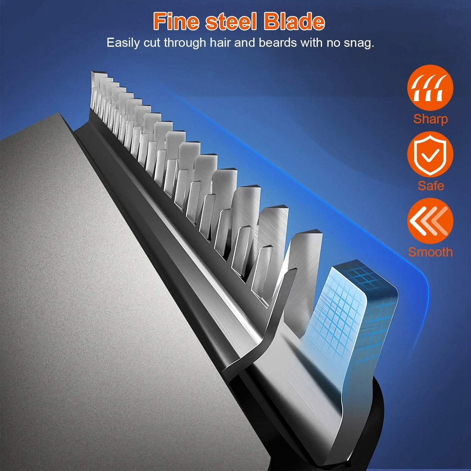 Cordless Beard Trimmer USB Rechargeable Beard Grooming Kit Men's Grooming - Tophatter Daily Deals