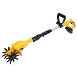 Cordless Electric Garden Tiller Cultivator With 20V Rechargeable Battery Garden & Patio - Tophatter Daily Deals